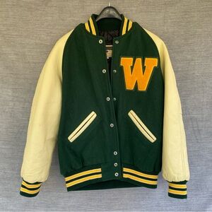 Vintage 90s Maverick Letterman Jacket Men’s Small